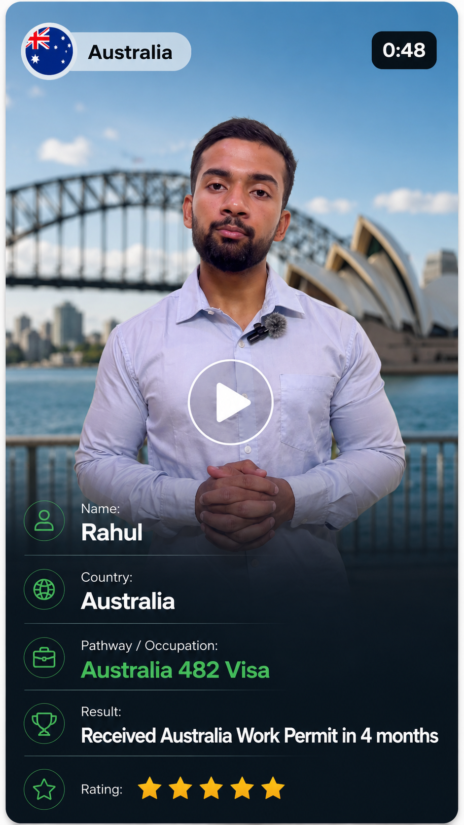 Rahul, SkilledPlus client from Australia